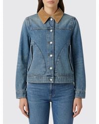 McQueen - Cotton Denim Jacket - Lyst
