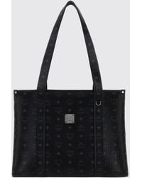 MCM - Aren Coated Cotton Bag With Printed Logo - Lyst