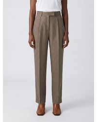 Rohe - High-Waisted Straight Trousers - Lyst