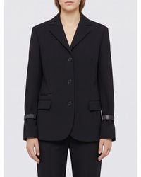 Loewe - Cropped Single-Breasted Wool-Blend Blazer With Lapel Collar - Lyst