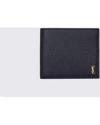 Saint Laurent - East/West Tiny Cassandre Wallet - Lyst