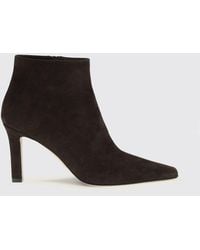 The Row - Carla Suede Ankle Boots - Lyst