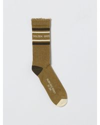 Golden Goose - Stretch Cotton Socks With Jacquard Logo - Lyst