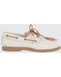 Timberland - Classic Boat Mokassins Aus Geprägtem Leder - Lyst