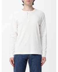 Burberry - Long-Sleeved Cotton Crewneck T-Shirt - Lyst