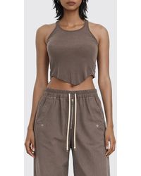 Rick Owens - Cotton Cropped Top - Lyst