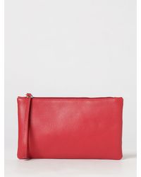 Skytos - Nata Mini Hammered Leather Pouch With Wrist Strap - Lyst