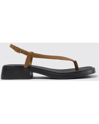 Camper - Dana Suede Sandal - Lyst