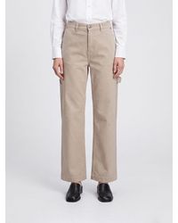P.A.R.O.S.H. - High-Waisted Straight-Leg Trousers P.A.R.O.S.H - Lyst