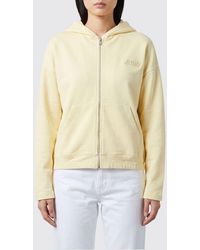 Autry - Cotton Zip-Up Hoodie Sweatshirt With Embroidered Logo - Lyst