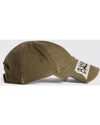 Balenciaga - Cotton Baseball Cap With Logo - Lyst