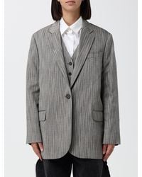 Paul Smith - Relaxed-Fit Striped Viscose Blazer With Oversized Shoulders - Lyst