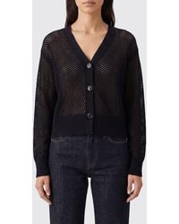 Allude - Open-Knit Wool And Cashmere-Blend V-Neck Cardigan - Lyst