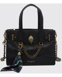 Kurt Geiger - Sloane Embroidered Logo Calfskin Tote Bag - Lyst