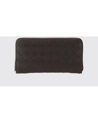 Bottega Veneta - Continental Zip-Around Wallet - Lyst