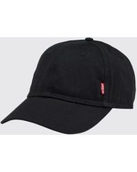 Levi's - Cotton Twill Baseball Cap With Applied Logo And Adjustable Strap - Lyst