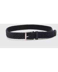 Tod's - Braided Suede Belt - Lyst