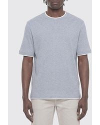 Brunello Cucinelli - Basic Cotton And Linen Blend T-Shirt - Lyst
