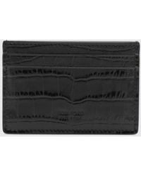 Tom Ford - Crocodile-Print Leather Credit Card Holder - Lyst