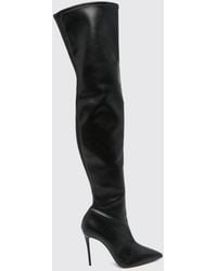 Casadei - Julia Over-The-Knee Boots With Stiletto Heel And Almond Toe - Lyst