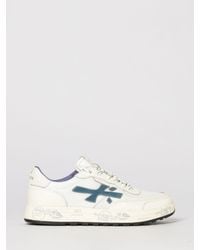 Premiata - Nous Perforated Suede Sneakers - Lyst