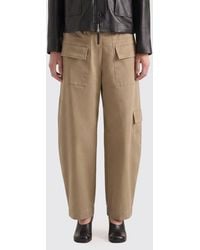 Proenza Schouler - Wide-Leg Stretch-Cotton Cargo Trousers With Mid-Rise Waist - Lyst