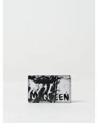 Alexander McQueen - Kartenetui mit Graffiti-Print - Lyst