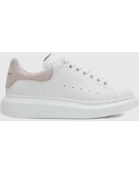 McQueen - Oversize Leather Sneakers - Lyst