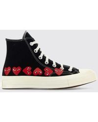 COMME DES GARÇONS PLAY - Chuck 70 High-Top Canvas Sneakers With Logo Print - Lyst