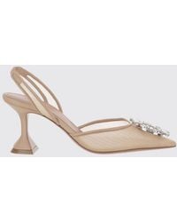 AMINA MUADDI - Begum Mesh Nylon Slingback With Jewel Buckle - Lyst