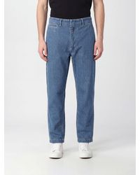 Nanamica - Straight Fit Cotton Blend Denim Jeans With Belt Loops - Lyst