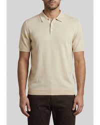 Roberto Collina - Linen Polo Shirt - Lyst
