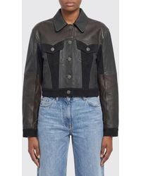 Versace - Leather Jacket - Lyst