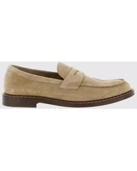 Doucal's - Penny Suede Loafers - Lyst