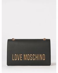 Love Moschino - Faux Leather Bag With Logo - Lyst