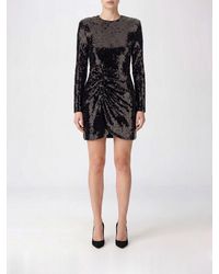 ROTATE BIRGER CHRISTENSEN - All-Over Sequin Embellished Long-Sleeved Mini Dress - Lyst