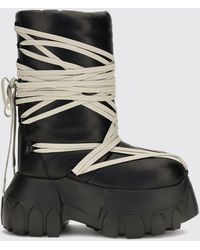 Rick Owens - Megalace Lunar Mega Tractor Leather Platform Boots - Lyst