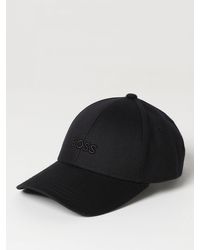 BOSS - Cappello in cotone con logo ricamato - Lyst