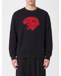 Valentino - Crewneck Cotton Sweatshirt With Graphic Print And Logo - Lyst