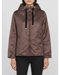 Max Mara - Greenh Hooded Nylon Raincoat - Lyst