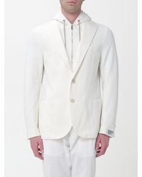 Eleventy - Single Breasted Cotton Blazer - Lyst