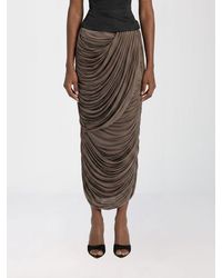 Magda Butrym - Draped Cupro Skirt - Lyst