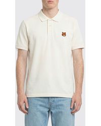 Maison Kitsuné - Maison Kitsun&Eacute Organic Cotton Polo Shirt - Lyst