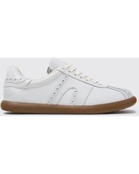 Camper - Twins Calfskin Trainers With Brogue Detailing - Lyst