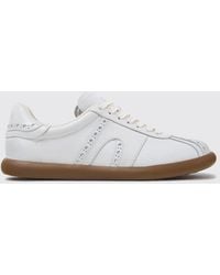 Camper - Twins Calfskin Trainers With Brogue Detailing - Lyst