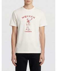 McQueen - Cotton T-Shirt With Logo - Lyst