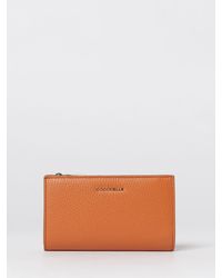 Coccinelle - Metallic Soft Hammered Leather Wallet - Lyst