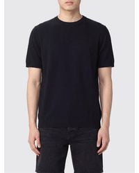 Kangra - Cotton And Silk Crew Neck Knitwear - Lyst