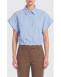 Jacob Cohen - Striped Linen Blend Shirt - Lyst