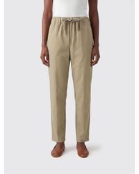 Semicouture - Straight-Leg Cotton Trousers With Drawstring Waist - Lyst
